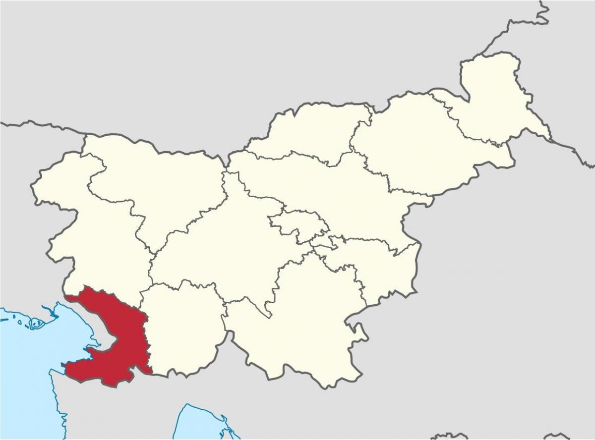 Карта карст Славеніі