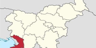 Карта карст Славеніі
