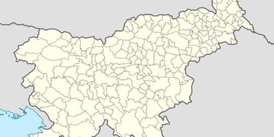 Славенія размяшчэнне карце 