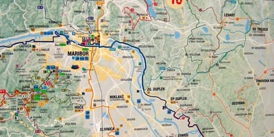 Карта кемпінг Славенія