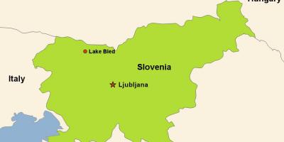 Карта Славенія Любляна
